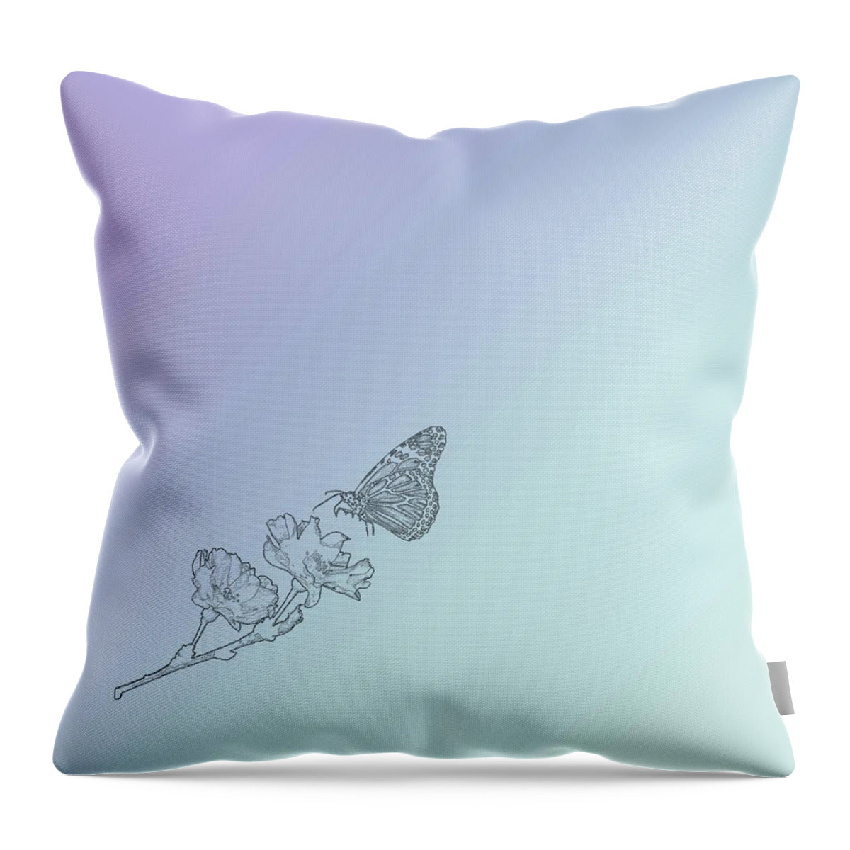The Butterfly Effect - Throw Pillow